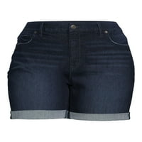 מכנסיים קצרים של ג'ינס מפותלים של טרה וסקיי