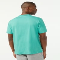 חולצת טריקו יומיומית של הרכבה בחינם עם שרוולים קצרים