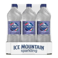 מים נוצצים של ICE Mountain, טרי משולש, 33. עוז. בקבוקים