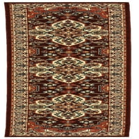 וינס שטיח רץ מזרחי מסורתי, שנהב אדום 2, 2 '12'