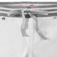 שבע בנות סרוג המותניים ג'ינס ג'ין ברמודה מכנסיים קצרים, בגדלים 7-16