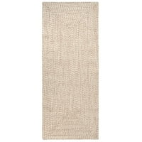Nuloom Wynn קלוע שטיח רץ חיצוני מקורה, 2 '6 12', שיזוף