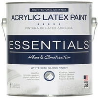 Enco Essentials Acrylic Semi Gloss לבן ופסטל, גלונים