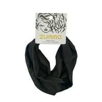 Zumma Stret Snit Crisscross מגוון בסגנון טורבן, סגול ושחור