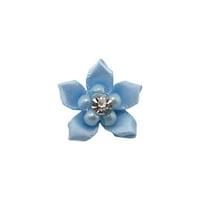 אביזרי Offray, LT אביזר פרחים כחול כותרת כחול לחתונה, קטעי שיער, וספרינג, ספירת, חבילה