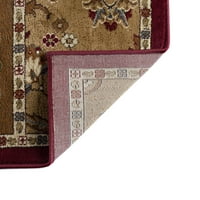שטיח מעבר שטיח מזרחי רב-צבעי מקורה פיזור קל לניקוי