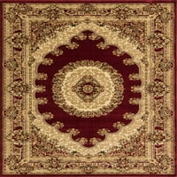 שטיחים אמריקה Vista 807-אדום קרמן אדום מזרחי שטיח אזור אדום מסורתי, 2'3 x7'10