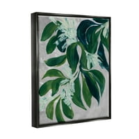 צמח צמח ירוק -סטופ -ציורי צמח בוטני ופרחוני ציור שחור מציג אמנות ממוסגרת אמנות קיר אמנות קיר