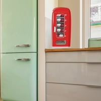 Frigidaire 0. Cu. ft. Can Dispenser & Beverage Cooler - אדום, חדש, רוחב