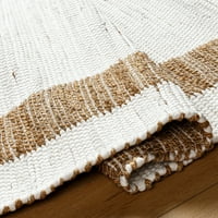 אורגים אמנותיים שטיח אזור גבול ז'אן, שיזוף לבן, 5 '7'6