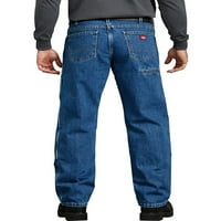 Dickies Mens ו- Big Mens רגועים מתאימים לסוס עבודה כפול ג'ינס ג'ינס בברך