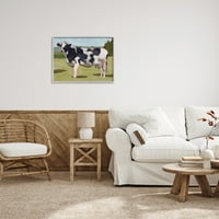 תעשיות סטופליות חוות חלב רעיית פרה רעיית בקר כפרי ציור מסורתי, 24, עיצוב מאת מליסה וואנג