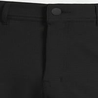 מכנסיים קצרים קדמיים שטוחים של גברים וגברים גדולים של ג'ורג ', 9 inseam