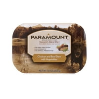 אוכל לכלבים של Paramount, תבשיל עוף ובקר עם ירקות, עוז